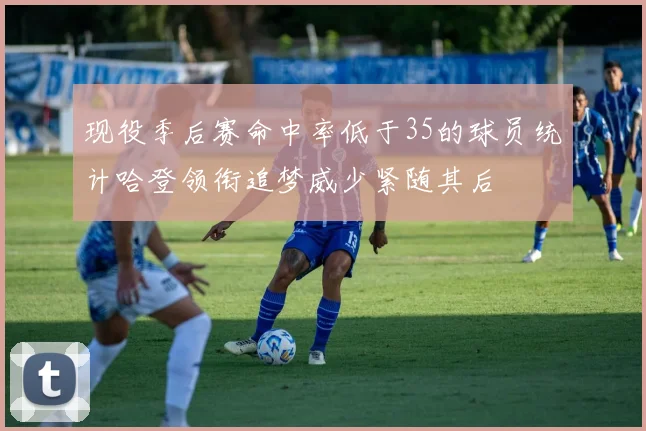 现役季后赛命中率低于35的球员统计哈登领衔追梦威少紧随其后